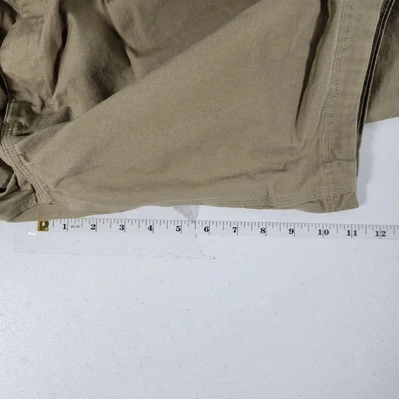 Duluth Trading Co Flex Fire Hose Relaxed Fit Khaki Work Shorts Mens 48 Tan - Picture 4 of 9